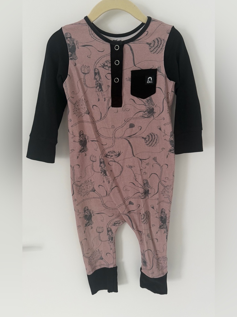 Rags to Raches Nightmare Before Christmas Romper